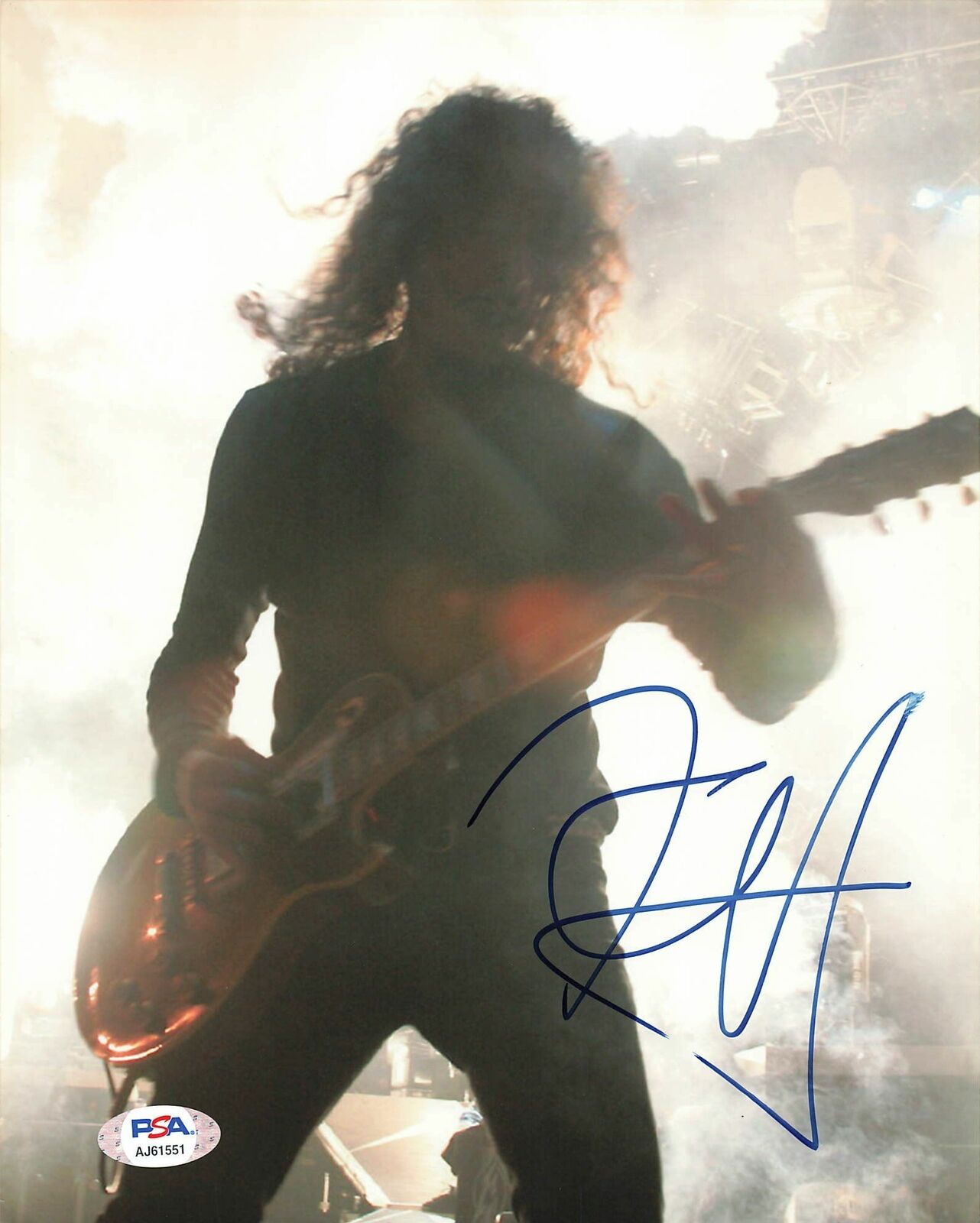 KIRK HAMMETT Metallica signed 8x10 Photo Poster painting PSA/DNA Autographed