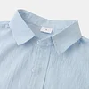Men's Cotton Linen Solid Color Casual Loose Short Sleeve Shirt