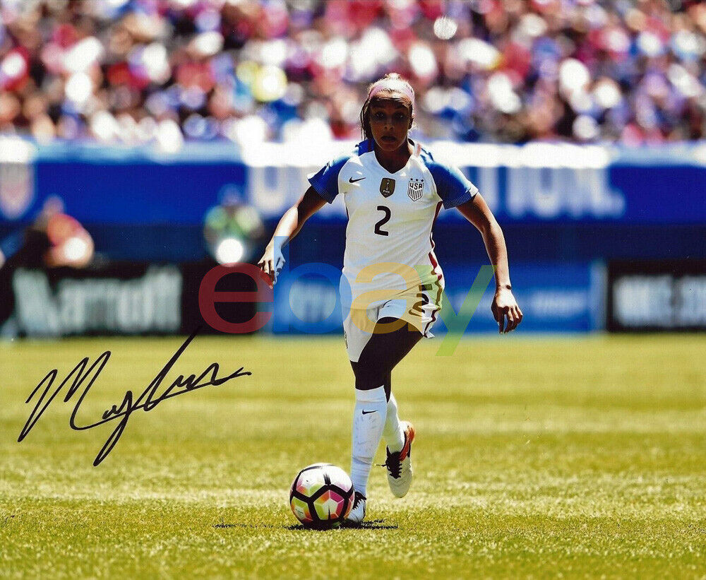 Mallory Pugh Washington Spirit signed Team USA Womens Soccer 8x10 Photo Poster painting reprint