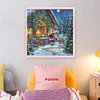 Christmas Eve-11CT Stamped Cross Stitch 50*50cm/19.69*19.69in