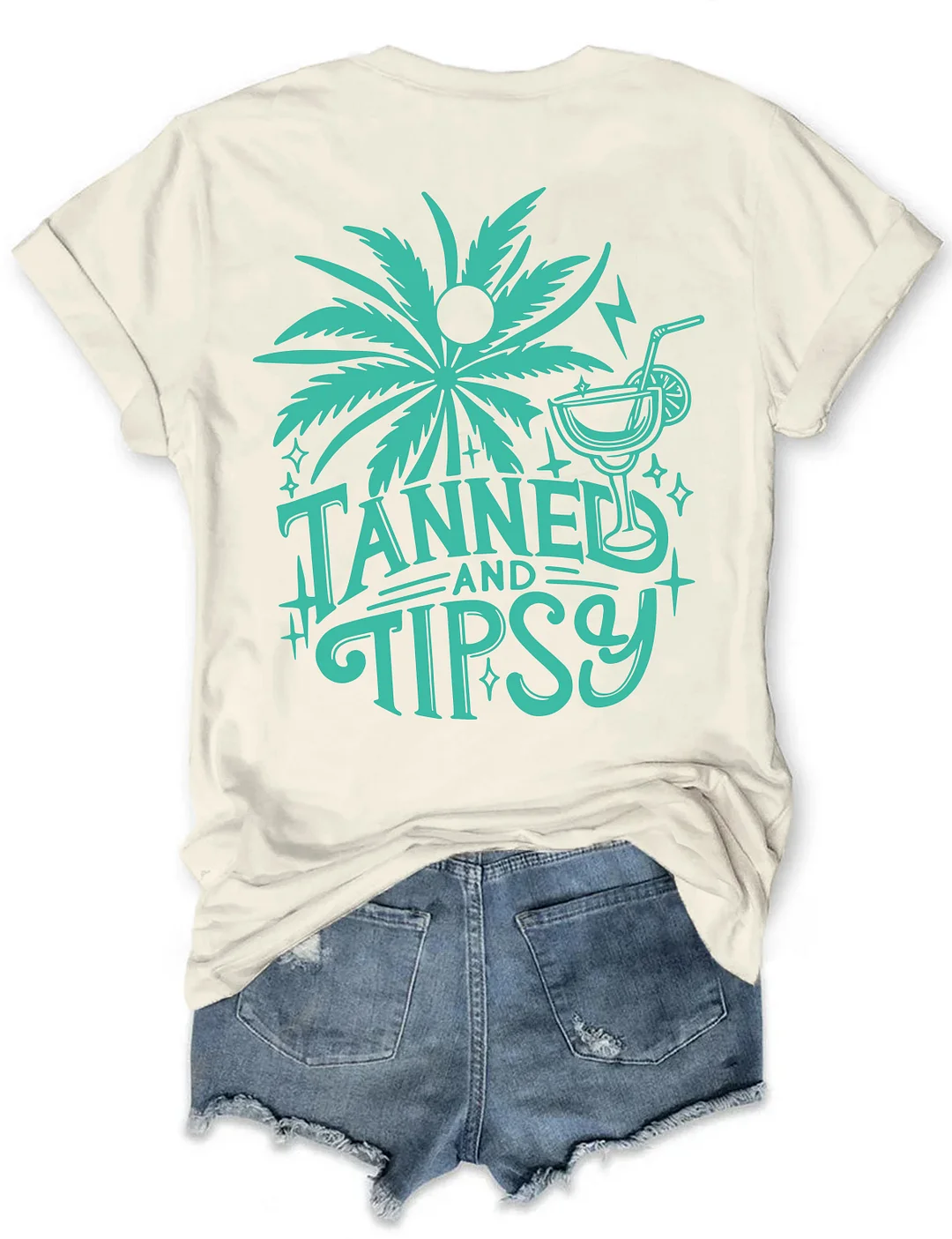Tanned And Tipsy Beach Summer T-shirt