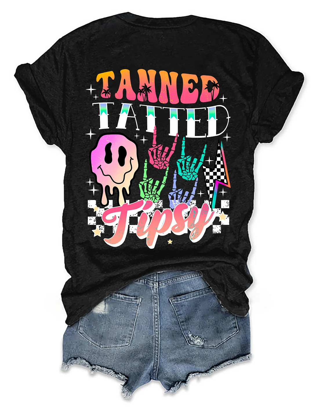 Summer Tanned Tatted And Tipsy T-shirt