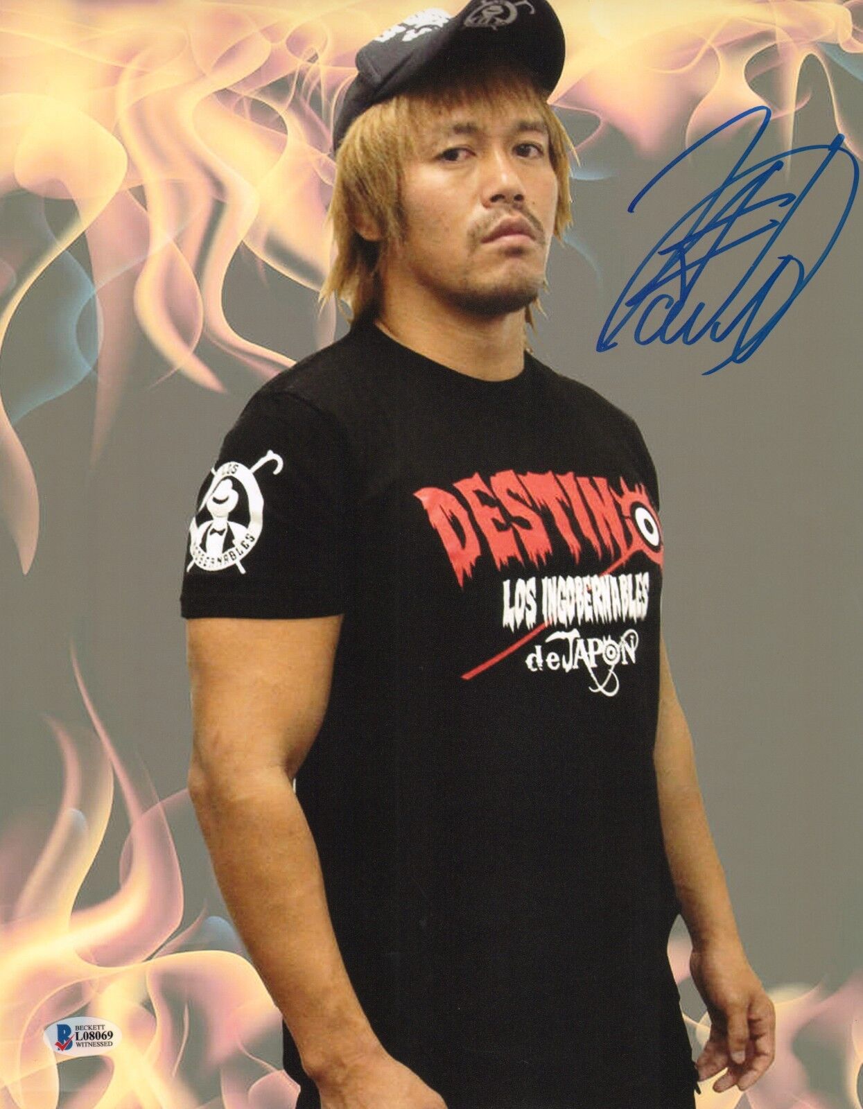 Tetsuya Naito Signed 11x14 Photo Poster painting BAS COA New Japan Pro Wrestling Autograph LIJ 5