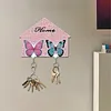 2Pcs Butterfly DIY Diamond Painting Key Holder for Adults Beginners Gifts