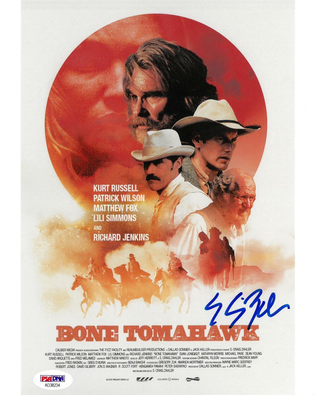 S. Craig Zahler Signed Bone Tomahawk Autographed 8x10 Photo Poster painting PSA/DNA #AD38234