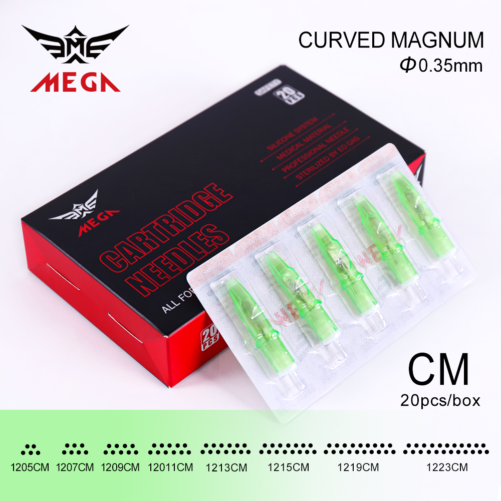 Mega Tattoo Cartridge Needles Curved Magnum
