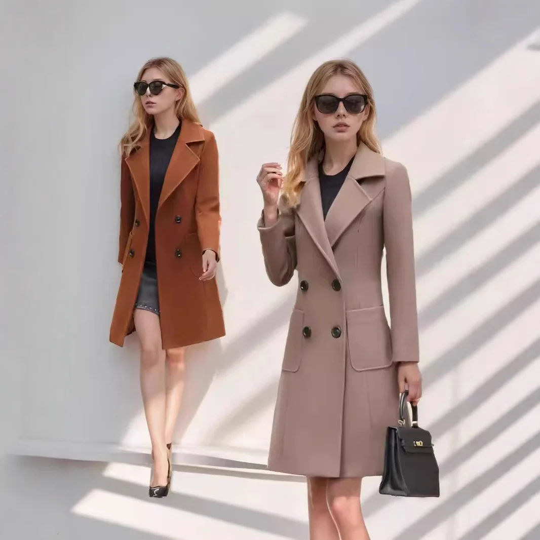 Nigikala Nigikala Winter Korean Version Slimming Fashion Temperament Waist Hair Lady's Coat