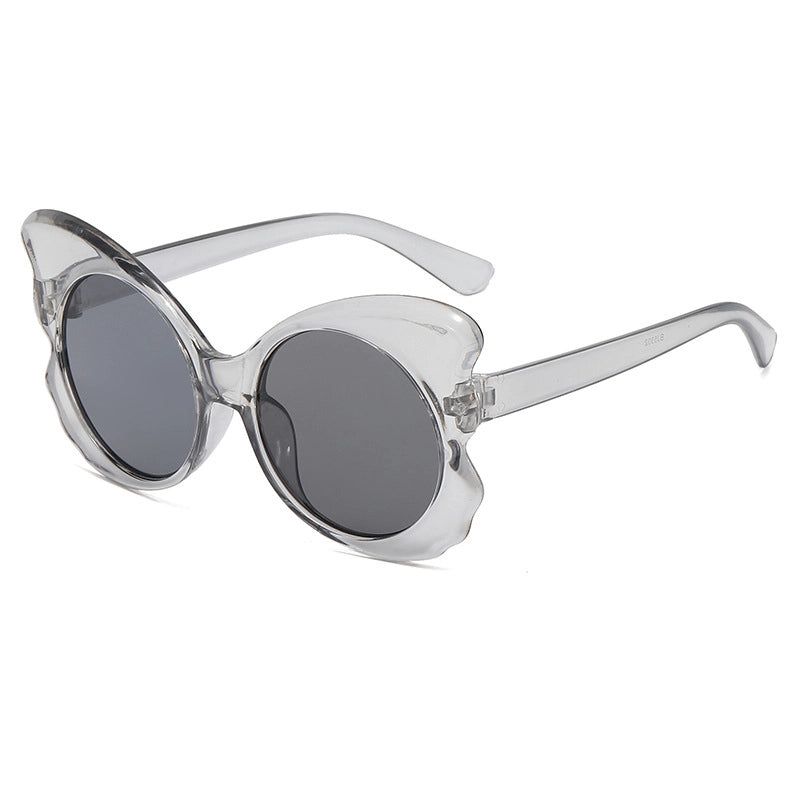 Retro Solid Color Ac Oval Frame Full Frame Women’s Sunglasses