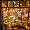 Welcome fall DIY Acrylic 5D Crystal Diamond Gem Art Hanging Ornament