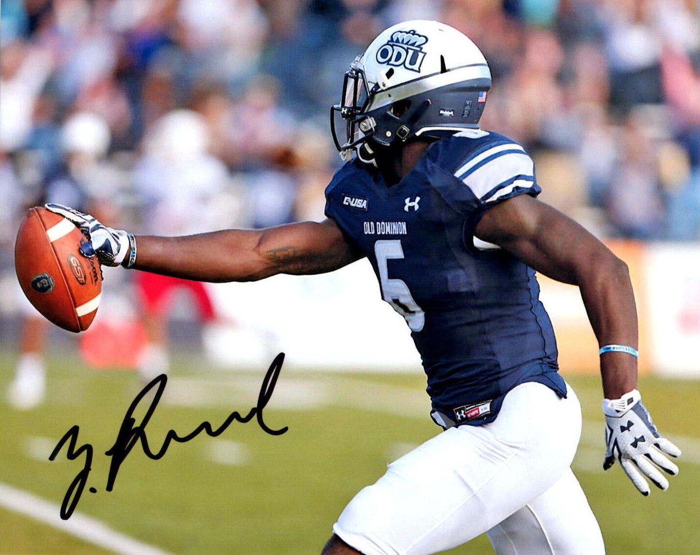 Zach Pascal Old Dominion signed autographed 8x10 football Photo Poster painting 2017 NFL Draft