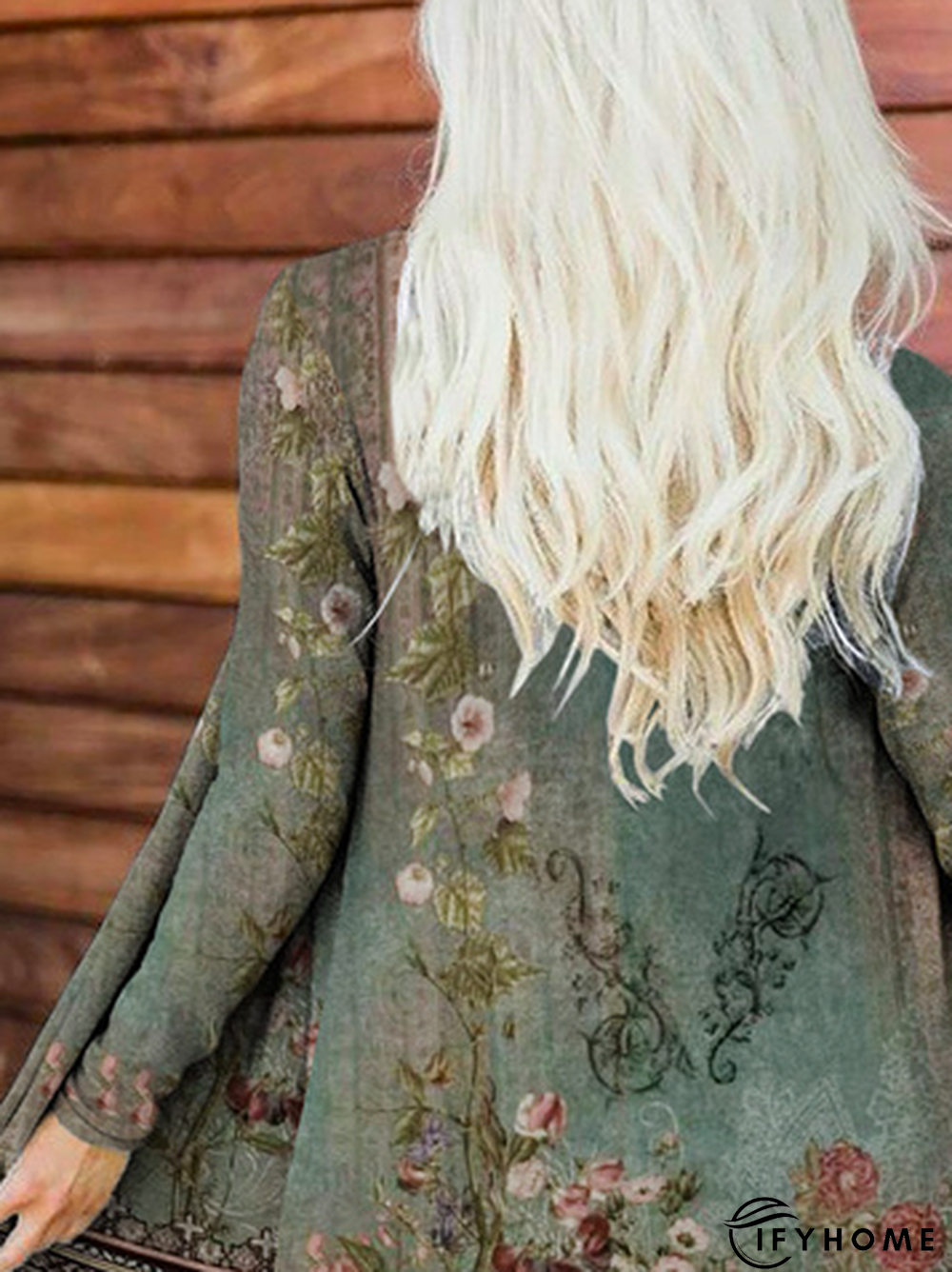 Casual Floral Loose Others Other Coat | IFYHOME