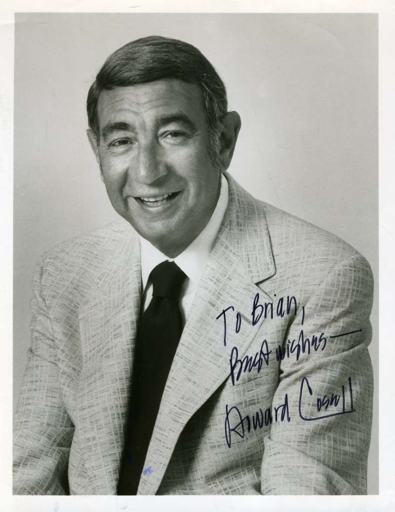 Howard Cosell Signed Psa/dna Cert 7x9 Photo Poster painting Authentic Autograph