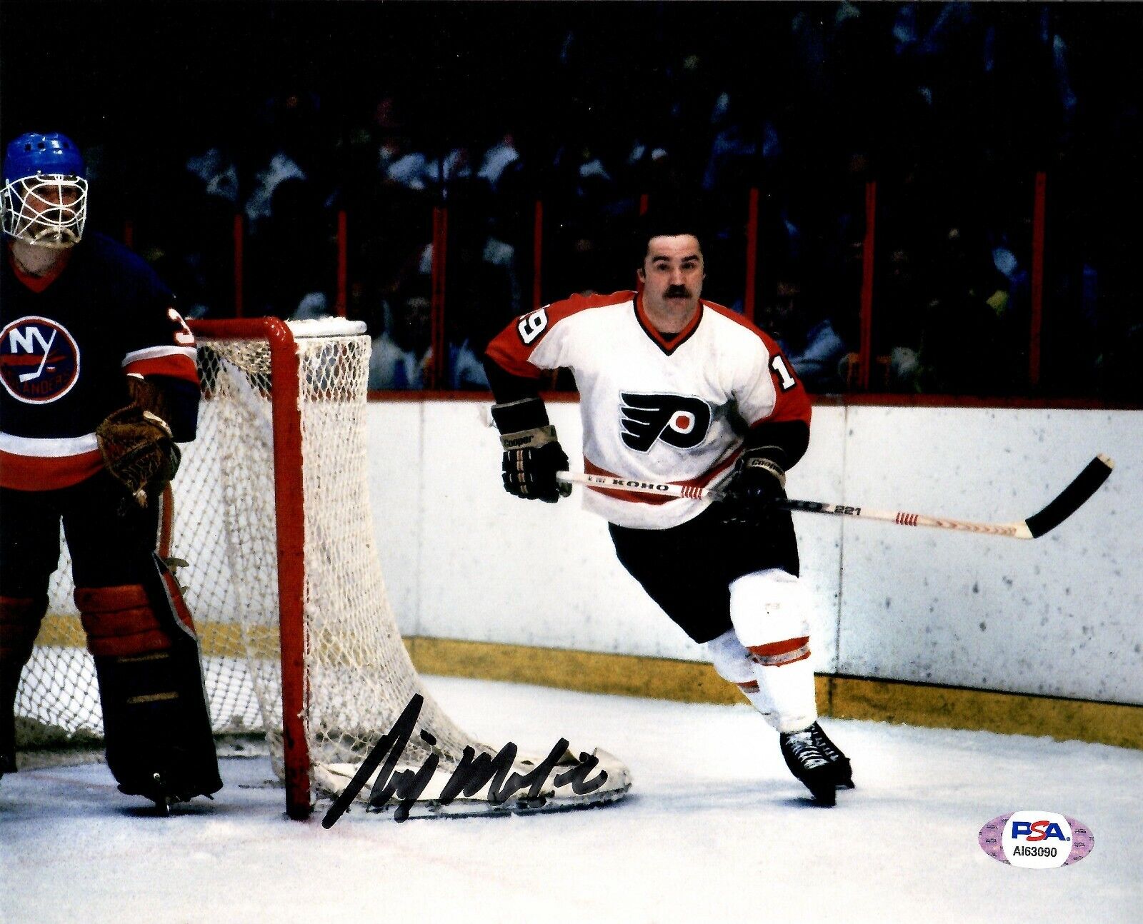 Rick Macleish autographed signed 8x10 Photo Poster painting NHL Philadelphia Flyers PSA COA