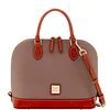 D & B Pebble Grain Zip Satchel[Buy 2 Get Freeshipping]