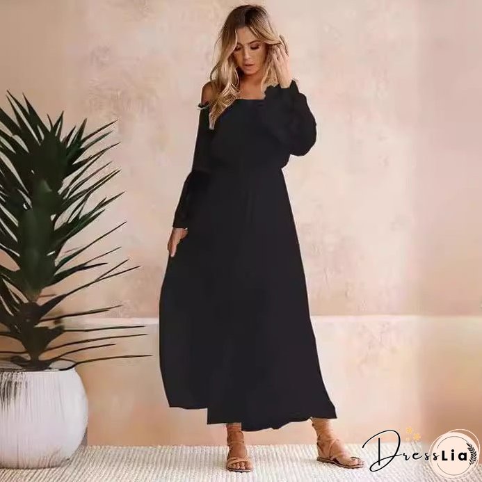 Women's Pretty Classy Lace Stitching Dress Dresses