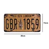 London GBR 1859 - Car License(12*6Inch)