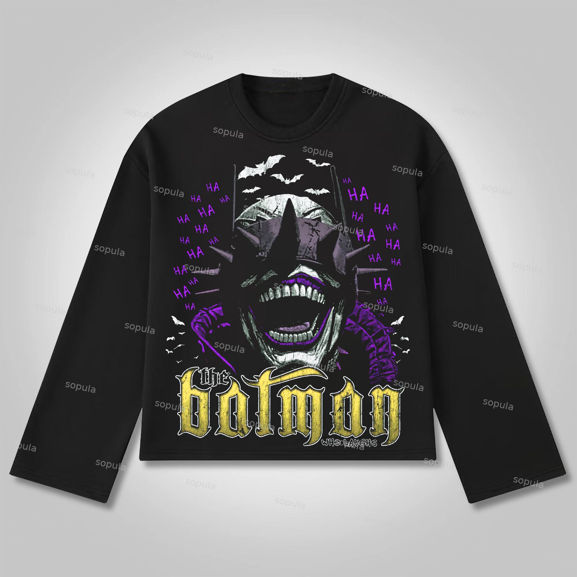 Sopula The Batman Who Laughs Long Sleeve T-shirt - SOPULA