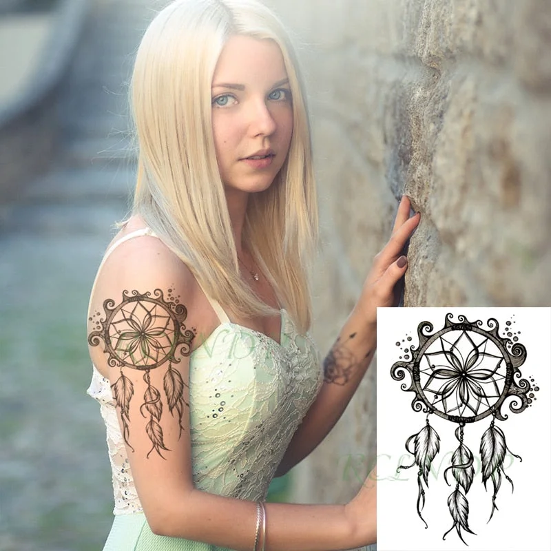 Waterproof Temporary Tattoo Sticker Butterfly Flower wing fake tatto flash tatoo tatouage temporaire waist chest for women girl