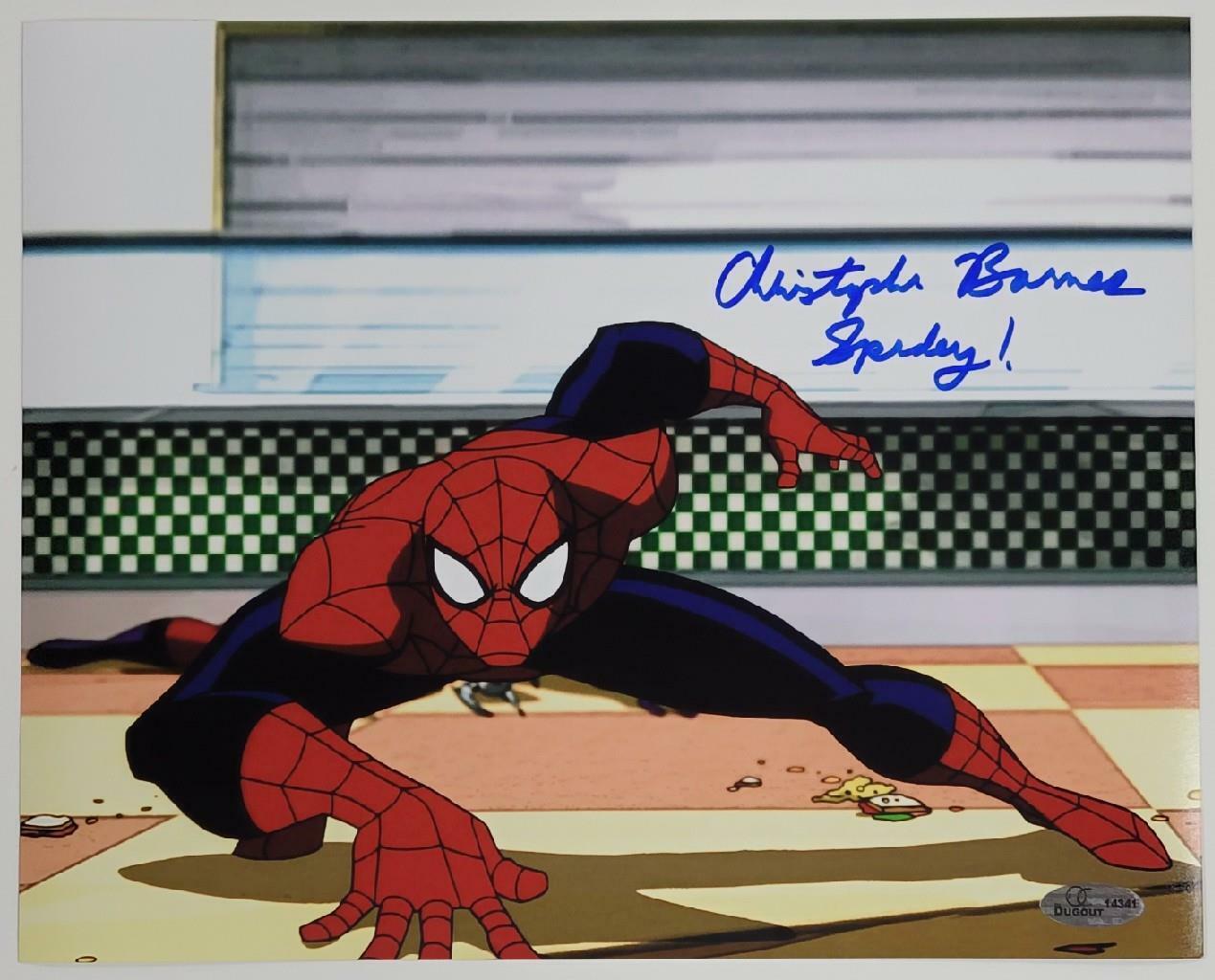 CHRISTOPHER DANIEL BARNES autograph signed Spider-Man 8x10 Photo Poster painting ~ OC COA + Holo