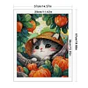 (US Local)Cat -14CT Stamped Cross Stitch Kit(37x47cm)