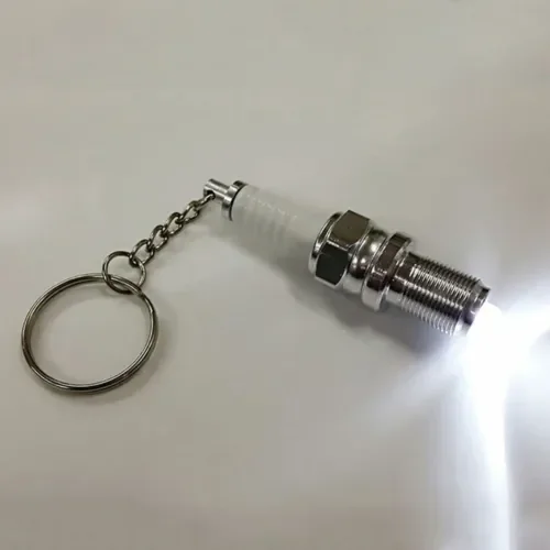 Dronehint Fashion LED Key Chain Spark Plug Key Chain Keychain Car Parts Keyring Accessory (For: Acura) Parts