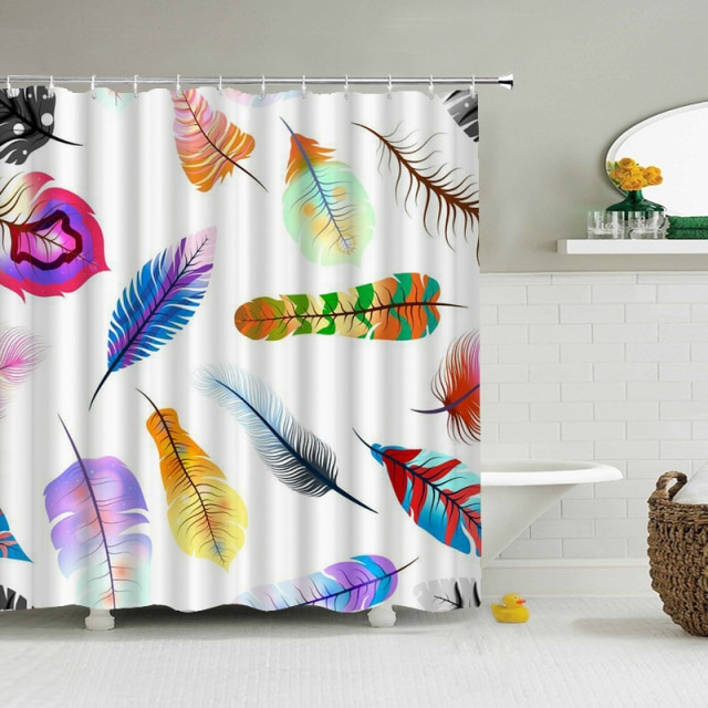 

Shower Curtain – Colorful Butterfly Feathers-180*180cm, 501 Original