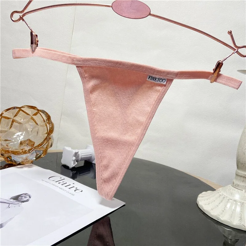 Cotton Underwear Sexy G-string Women's Lingerie Panties Female Underpants Briefs Thong Intimates T-Back Pantys Cotton Panties