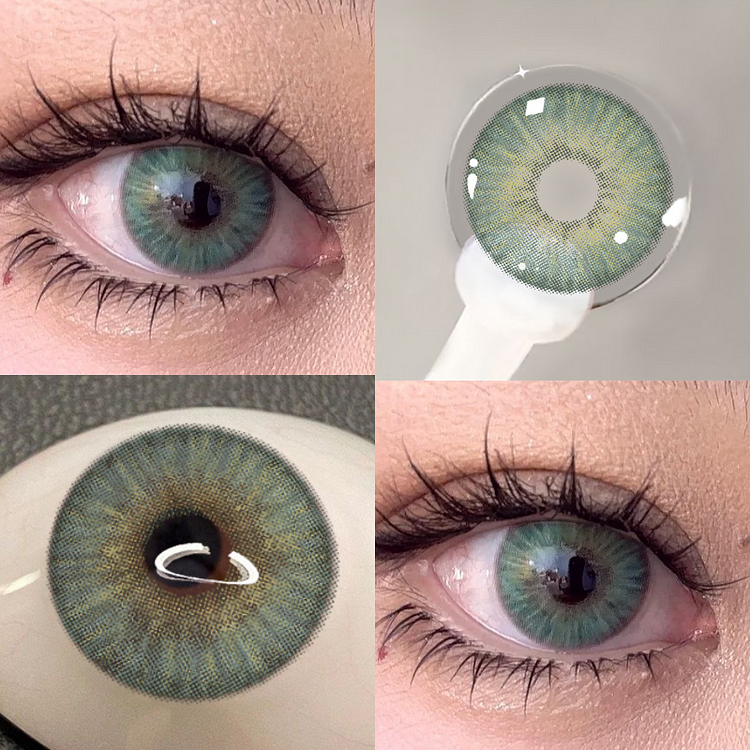 【NEW】Y2K New York Urban Green Colored Contact Lenses