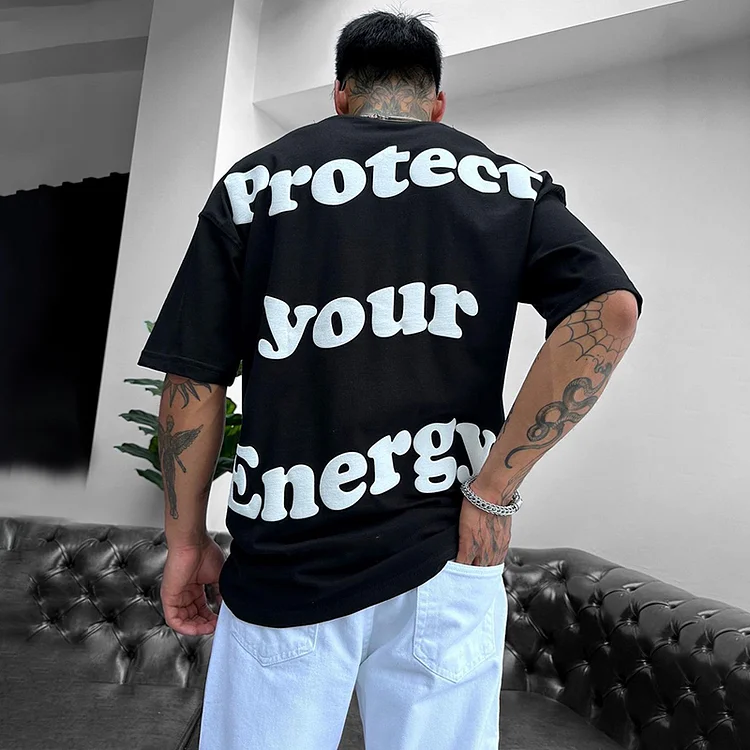 Sopula Protect Your Energy Print T-Shirt