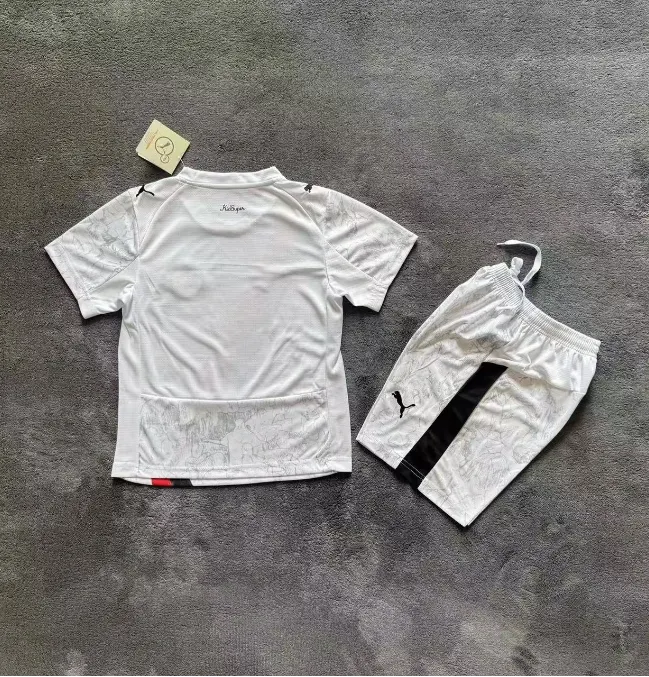 2025/2026 Manchester City KidSuper Joint Edition White Football Shirt 1:1 Thai Quality Kids Size
