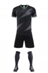 High-End Quick-Drying Polyester Soccer Wear Customizable Short-Sleeved Training Suit Set with OEM Service Available
