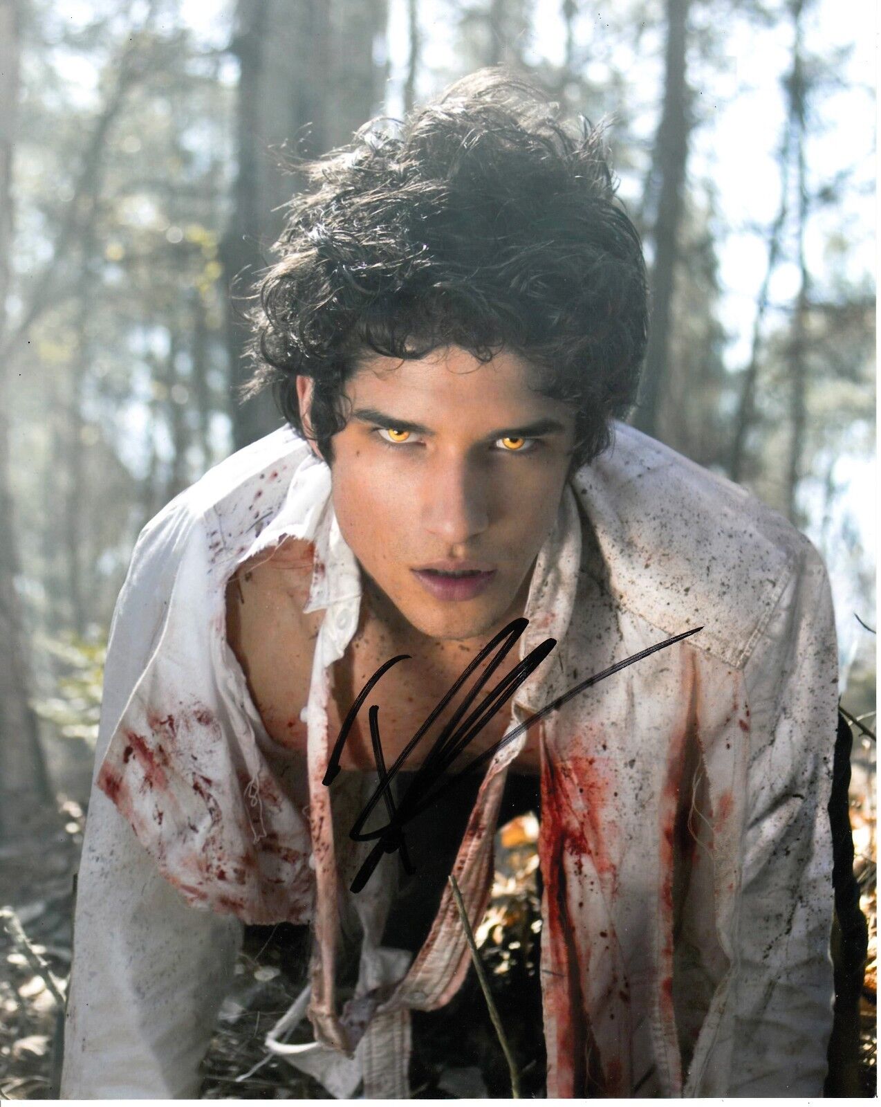 TYLER POSEY SIGNED TEEN WOLF Photo Poster painting UACC 242