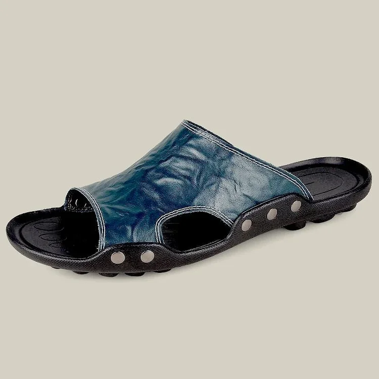 Letclo™ 2023 Men's Leather Summer Sandals letclo Letclo