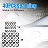 40pcs Power Pressure Washer O-Rings for 1/4 3/8 M22 Quick Connect Coupler