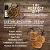 Personalized Car Air Freshener, Wood Diffuser and Fragrance Oil Set, Custom Message, Rearview Mirror Charm, Tree, Auto Accessory for Men or Women (Orange Citrus)