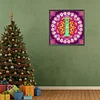 >SALE<5D DIY Full Round Drill Diamond Painting Mandala Letter I Kit Home Decor 30x30cm