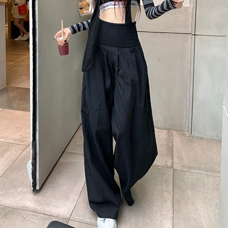 OLCooL Women High Waist Wide Leg Pants Summer Y2K Casual Streetwear Straight Trousers Korean Fashion All Match Loose Chic Female Pants olcool