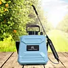 8L Pesticide Sprayer with Adjustable Shoulder Strap Electric Garden Flower Spraying Equipment Retractable Wand for Yard Lawn