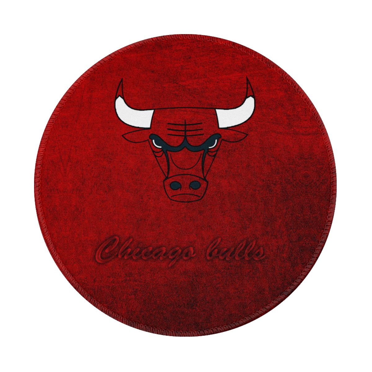 Chicago Bulls Amazing Waterproof Round Mouse Pad for Wireless Mouse