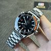 Planet Ocean 43.5mm Black/Orange Bezel Black Dial on SS Bracelet Super Clone