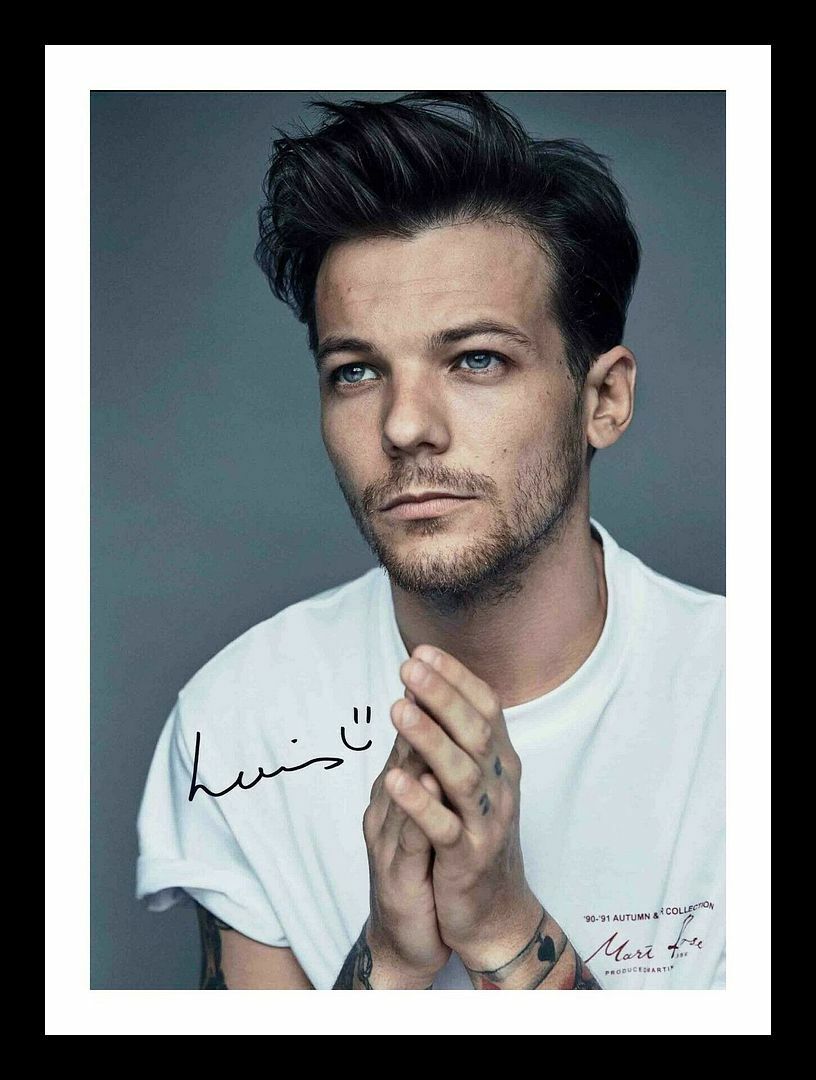 Louis Tomlinson Autograph Signed & Framed Photo Poster painting 5