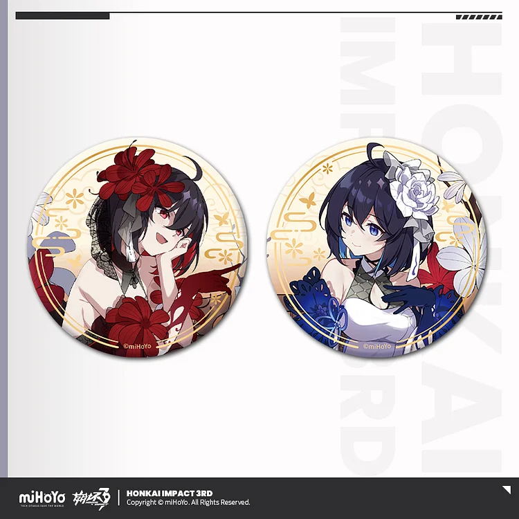 Seele Twins Badges [Original Honkai Official Merchandise]