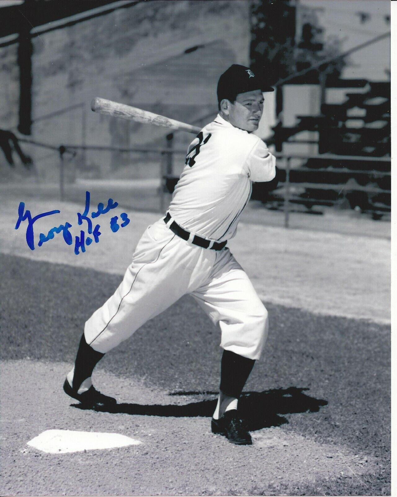 George Kell Autographed 8x10 Detroit Tigers#4