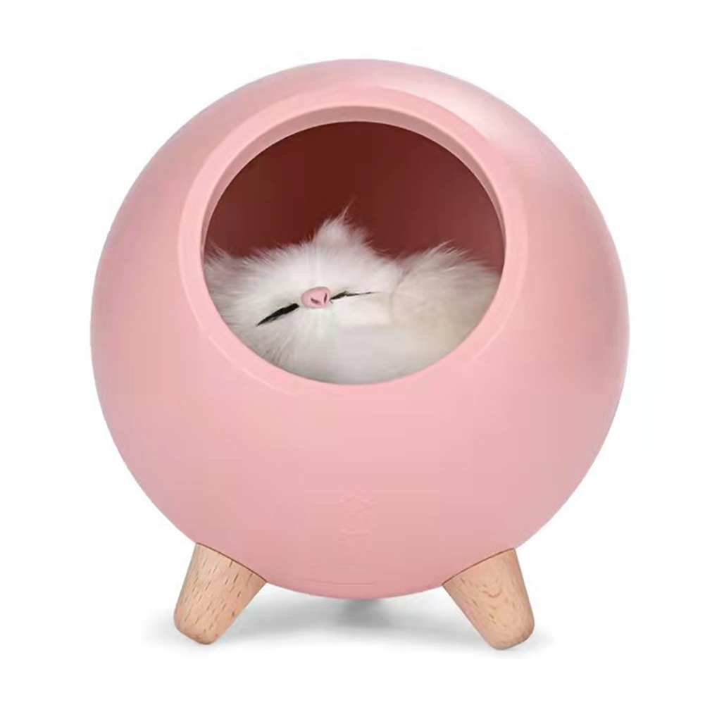 

Cute Cat LED Mini Cattery USB Rechargeable Bedside -Night Light, 501 Original