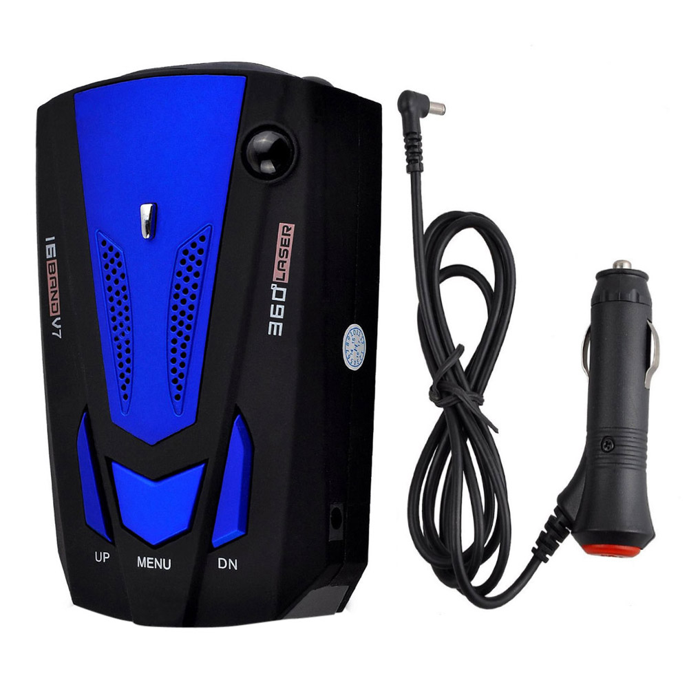 

360 Degree Car 16 Band V7 Speed Safety Radar Detector Voice Alert Laser, 501 Original