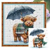 Christmas Yak-11CT Stamped Cross Stitch 50*50cm/19.69*19.69in