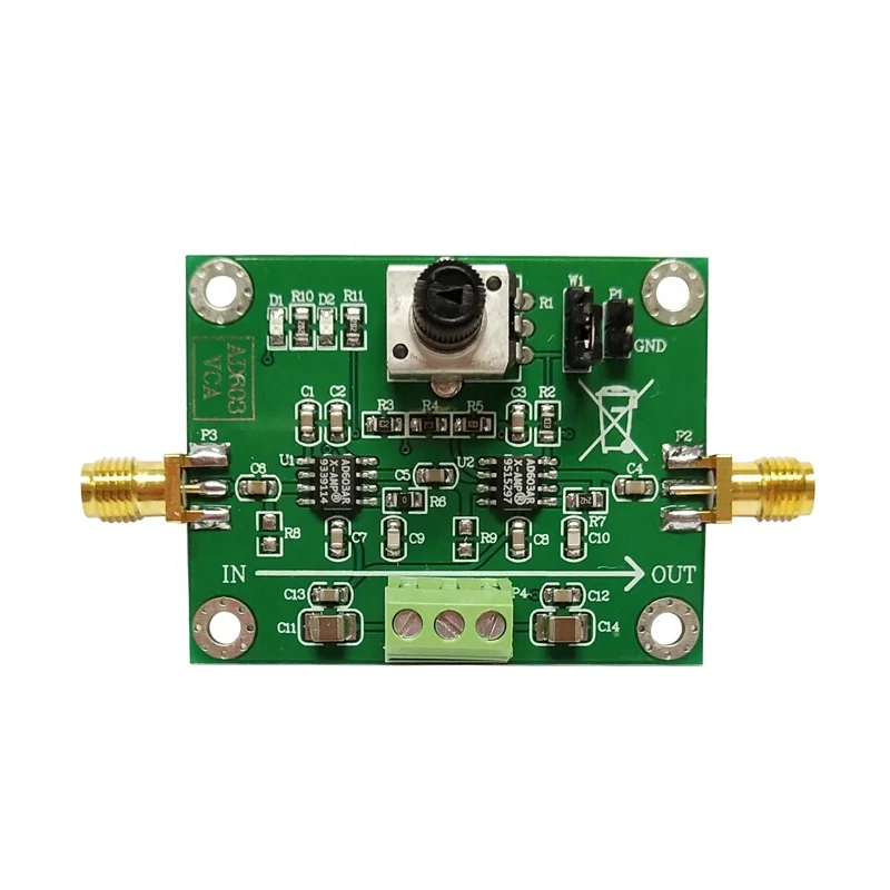 AD603 Low Noise Variable Gain Amplifier VCA Module Voltage Controlled Variable Gain Amplifier Circuit