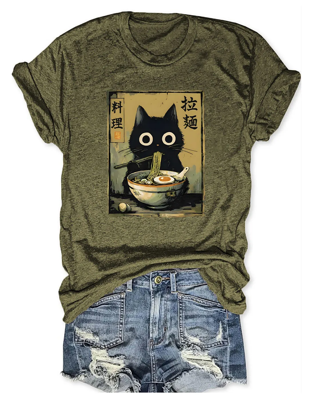 Ramen Cat T-shirt