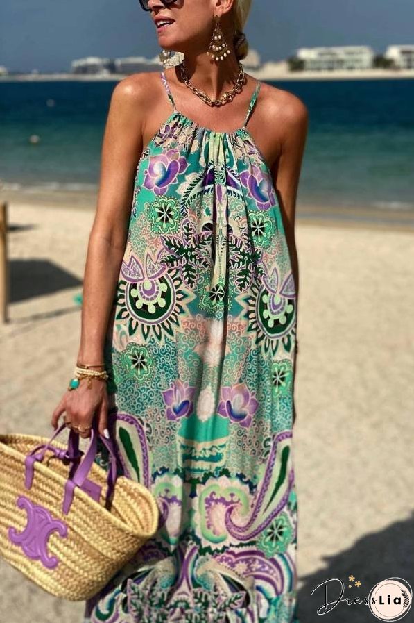 Aqua Black Silk Designer Maxi Dress