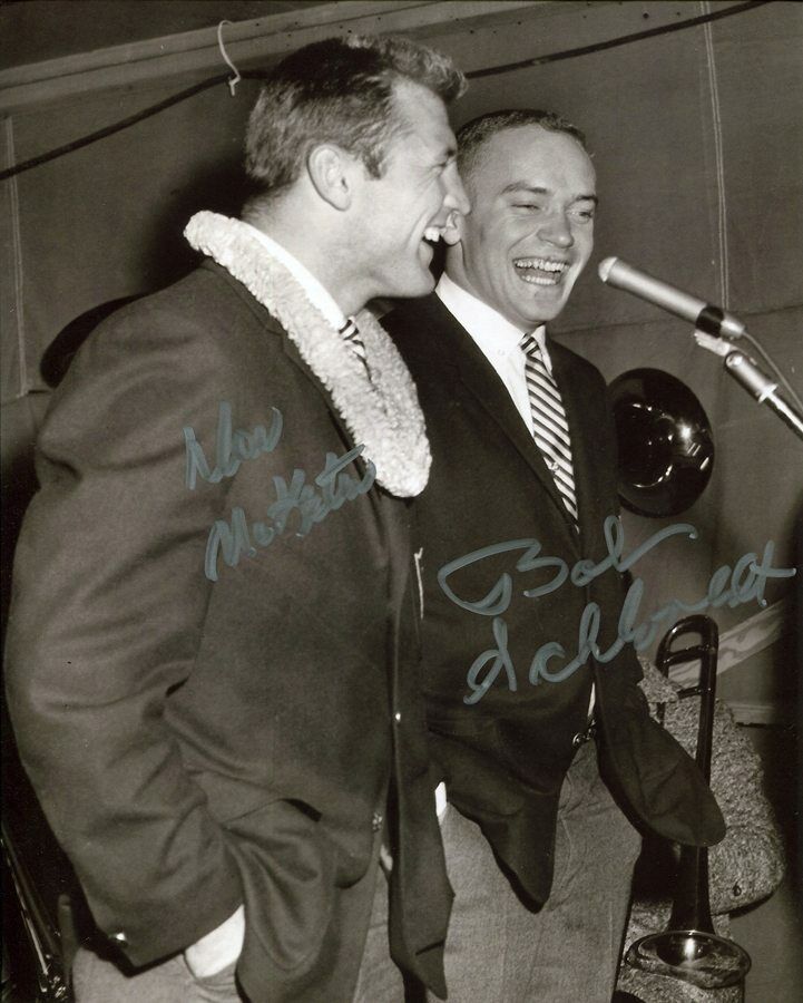 Bob Schloredt & Don Mcketa Washing Huskies UW Autographed Signed 8x10 Photo Poster painting CFS